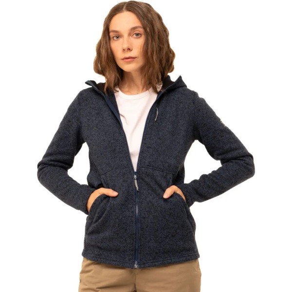 Флис женский Turbat Dreamer Hood Wmn indian teal XS темно-синий меланж