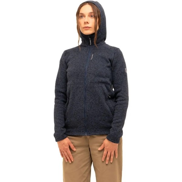 Флис женский Turbat Dreamer Hood Wmn indian teal XS темно-синий меланж