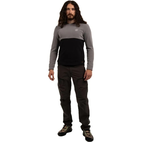 Флис мужской Turbat Scout Mns black/cloudburst grey XXXL черный/серый