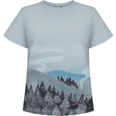 Футболка женская Turbat Fog Wmn vapor blue L светло-серая