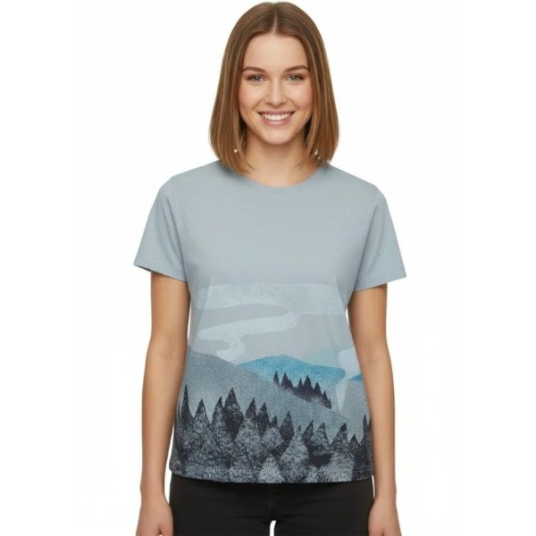 Футболка женская Turbat Fog Wmn vapor blue M светло-серая