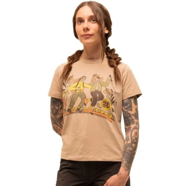 Футболка женская Turbat Kosiv Wmn light taupe L бежевая