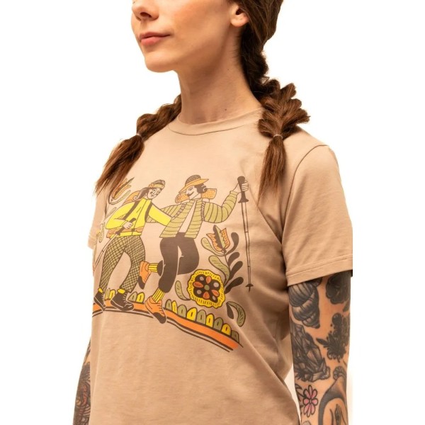 Футболка женская Turbat Kosiv Wmn light taupe L бежевая