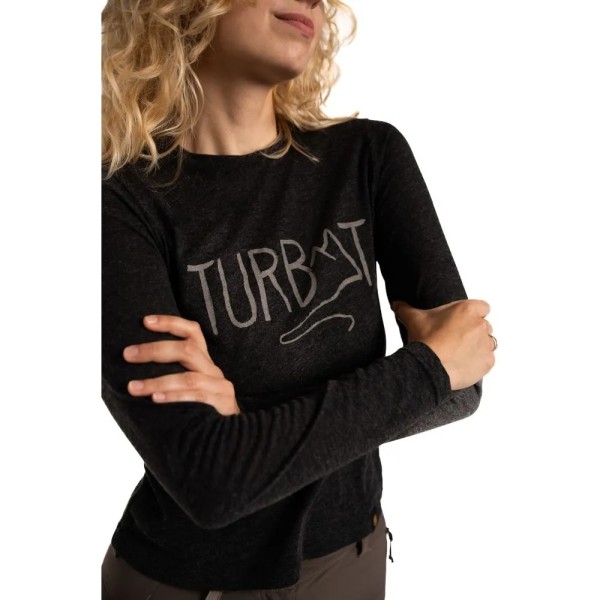 Футболка женская Turbat Magic Logo LS Wmn caviar L черная
