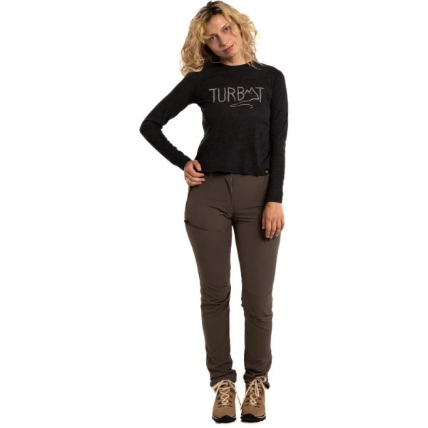 Футболка женская Turbat Magic Logo LS Wmn caviar S черная
