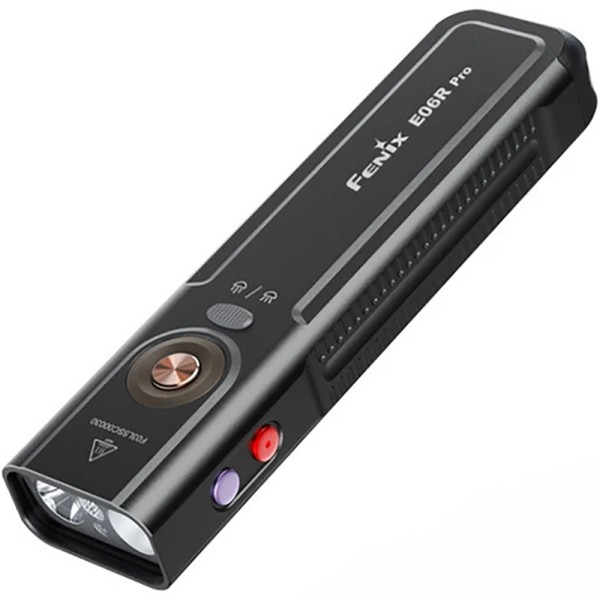Фонарь наключный Fenix E06R PRO, Черный
