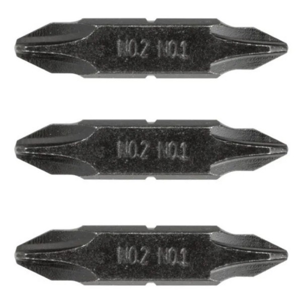Набор Leatherman из трех двосторонних бит с крестовыми отвертками №1 і №2 Philips