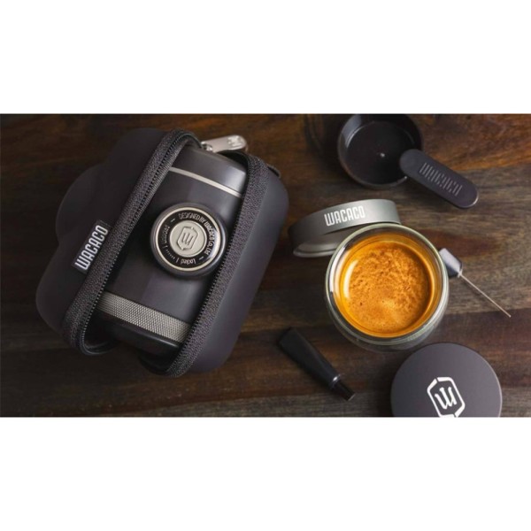 Портативная эспрессо-кофеварка Wacaco Picopresso, механическая, для молотого кофе