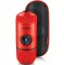 Портативная эспрессо-кофеварка Wacaco Nanopresso, Красная, с чехлом, механическая, для молотого кофе