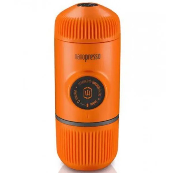 Портативная эспрессо-кофеварка Wacaco Nanopresso, Оранжевая, механическая, для молотого кофе