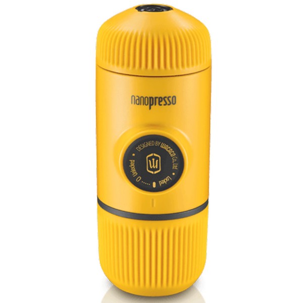 Портативная эспрессо-кофеварка Wacaco Nanopresso, Желтая, механическая, для молотого кофе