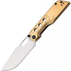 Нож Artisan Beest, AR-RPM9, Brass gold