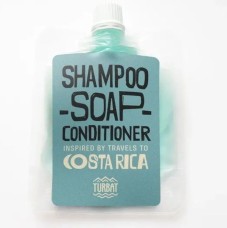 Шампунь-мыло-кондиционер Turbat Costa Rica Refill 50г/50мл