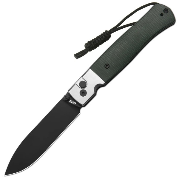 Нож CJRB Glacier, AR-RPM9, Micarta, Green
