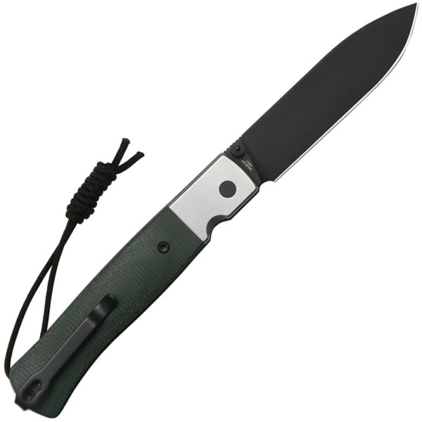 Нож CJRB Glacier, AR-RPM9, Micarta, Green