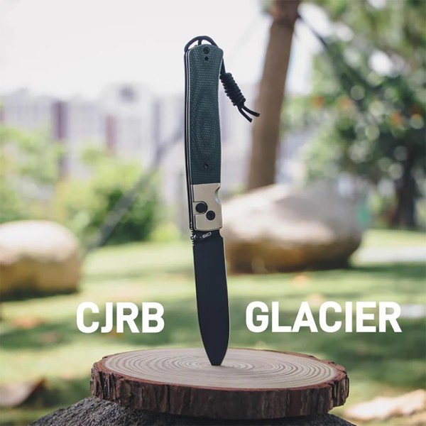 Нож CJRB Glacier, AR-RPM9, Micarta, Green