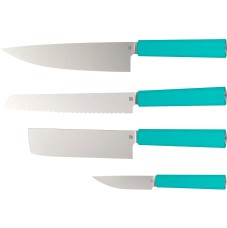 Набор кухонных ножей Butterfork Purest Set Turquoise Green
