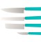 Набір кухонних ножів Butterfork Purest Set Turquoise Green