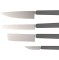 Набір кухонних ножів Butterfork Purest Set Dark Grey