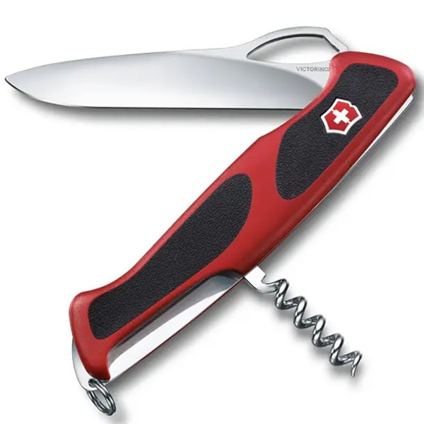 Ніж Victorinox 0.9523.MC Delemont RangerGrip 63 червоний/чорний