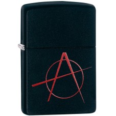 Запальничка Zippo 20842 Black Matte Anarchy