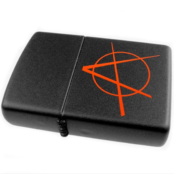 Зажигалка Zippo 20842 Black Matte Anarchy