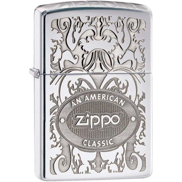 Зажигалка Zippo 24751 Gleaming  Patina High Polish Chrome