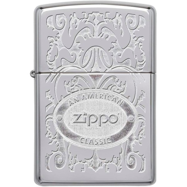 Зажигалка Zippo 24751 Gleaming  Patina High Polish Chrome