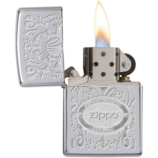 Зажигалка Zippo 24751 Gleaming  Patina High Polish Chrome