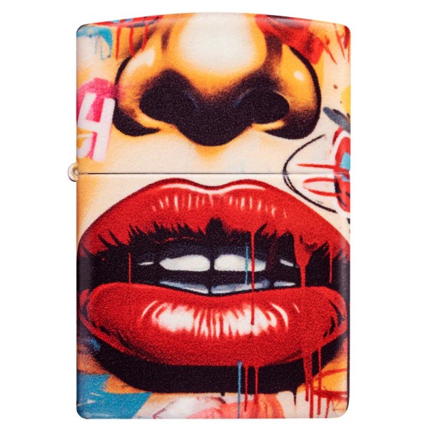 Зажигалка Zippo 49352 Street Art Face Design