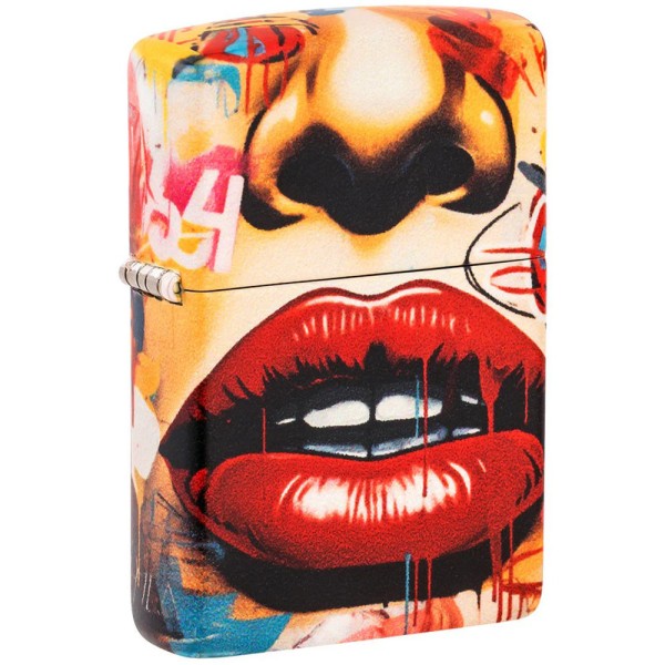 Зажигалка Zippo 49352 Street Art Face Design