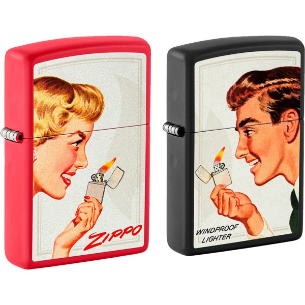 Зажигалка Zippo 233/218 Zippo Couple Set Girl/Guy