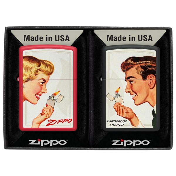 Зажигалка Zippo 233/218 Zippo Couple Set Girl/Guy