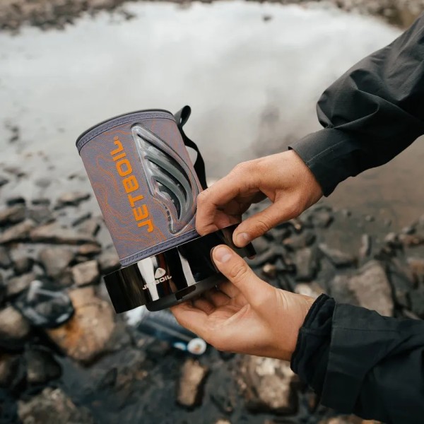 Cистема приготовления пищи Jetboil Flash Windsreen 1 л, Topo