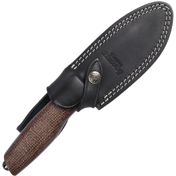 Нож Lionsteel Acha M390 BB Micarta Natural Brown