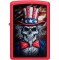 Зажигалка Zippo 233 Uncle Sam Skull Design