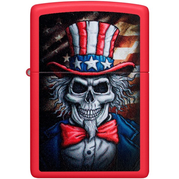 Зажигалка Zippo 233 Uncle Sam Skull Design