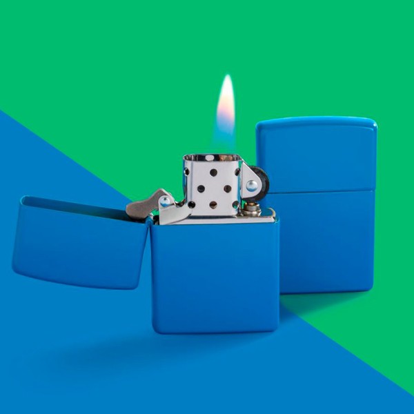 Зажигалка Zippo Regular Sky Blue Matte 48628