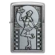 Запальничка Zippo 200 Roller Waitress Emblem 48904