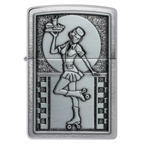 Зажигалка Zippo 200 Roller Waitress Emblem 48904