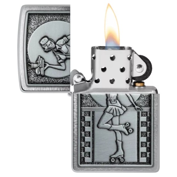Зажигалка Zippo 200 Roller Waitress Emblem 48904