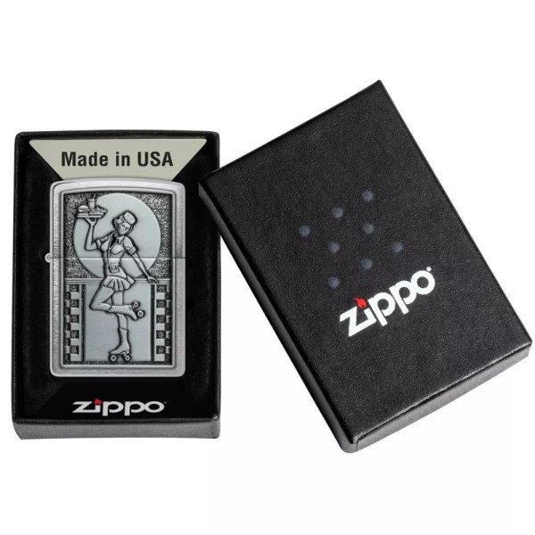 Зажигалка Zippo 200 Roller Waitress Emblem 48904