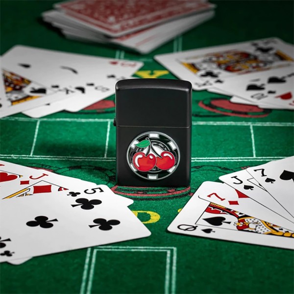 Зажигалка Zippo 218 Cherries Poker Chip 48905