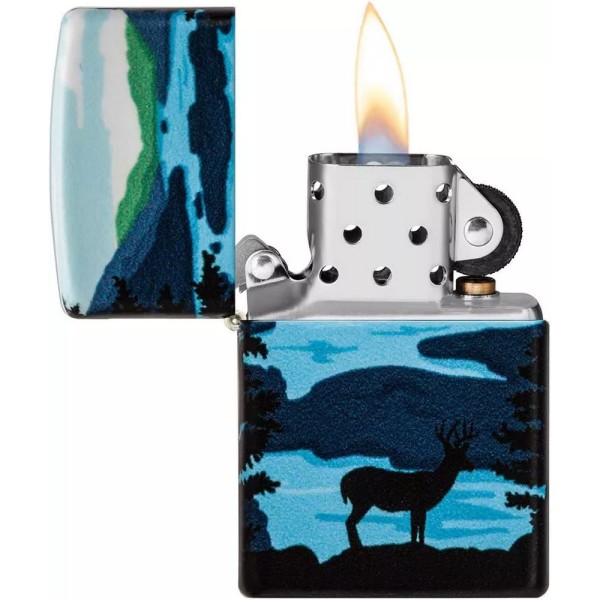 Зажигалка Zippo 49352 Deer Landscape Design 49483