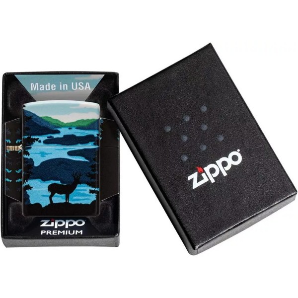 Зажигалка Zippo 49352 Deer Landscape Design 49483