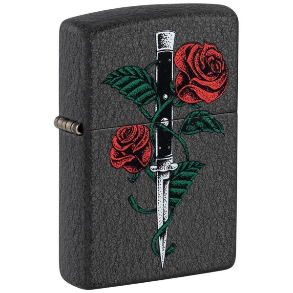 Зажигалка Zippo 236 Rose Dagger Tattoo Design