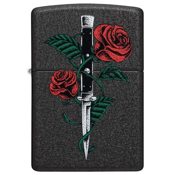 Зажигалка Zippo 236 Rose Dagger Tattoo Design