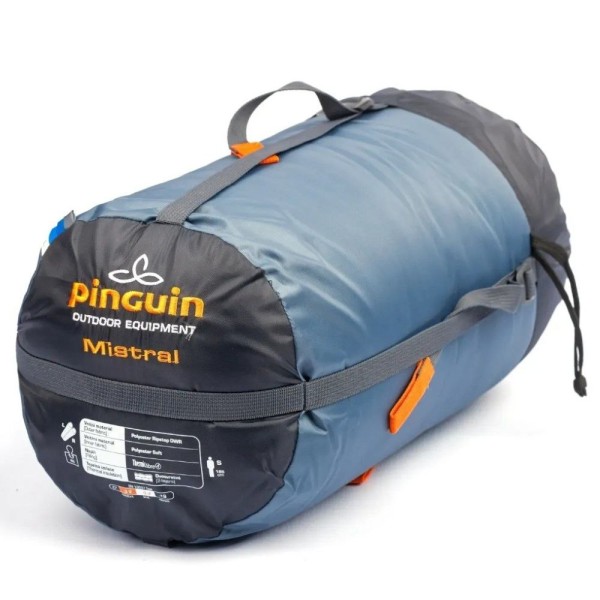 Cпальник Pinguin Mistral PFM 195 Blue Right Zip