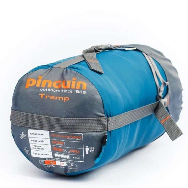 Спальник Pinguin Tramp PFM 185 Petrol Left Zip