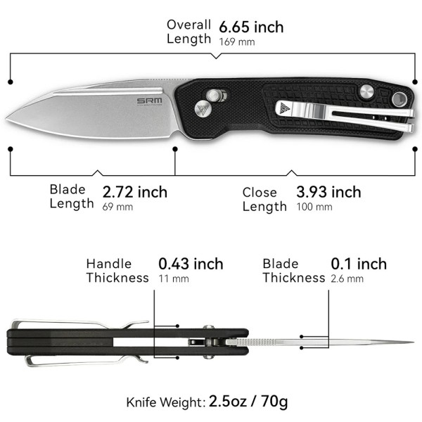Нож SRM Scout 7229-GB